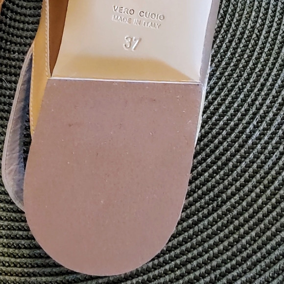 Women's Alberto Fermani Italian leather two tone sandals in fabulous cond EU 37 - Picture 8 of 14